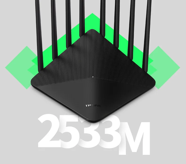 TP-LINK 2600 м двухдиапазонный беспроводной маршрутизатор WiFi высокоскоростной настенный TL-WDR8660 гигабитный порт