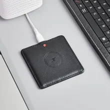 Быстрое беспроводное зарядное устройство для iPhone 11 pro max XR xs max X 8 plus 7,5 Вт кожаное Беспроводное зарядное устройство для samsung S11 S10 S9 S8 plus