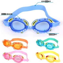 Детские плавательные очки для девочек и мальчиков, универсальные водонепроницаемые противотуманные плавательные очки, модные очки для плавания с героями мультфильмов