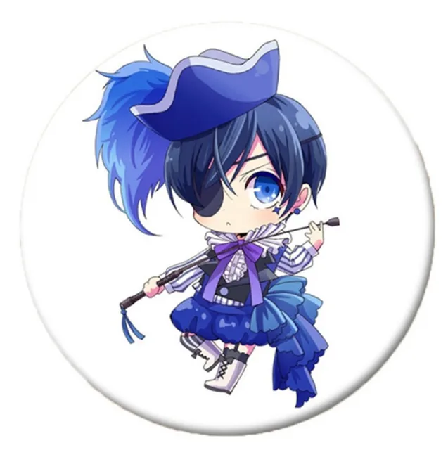 Anime Black Butler Brooch Pin Cosplay Badge Accessories For Clothes Backpack Decoration Children's gift B003 20