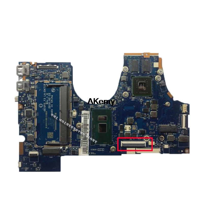 МБ 5B20M14177 для lenovo 710-14ISK Материнская плата ноутбука BYUY2_Y3 LA-D471P SR2ZU I5-7200U N16S-GTR-S-A2 DDR4 тестирование