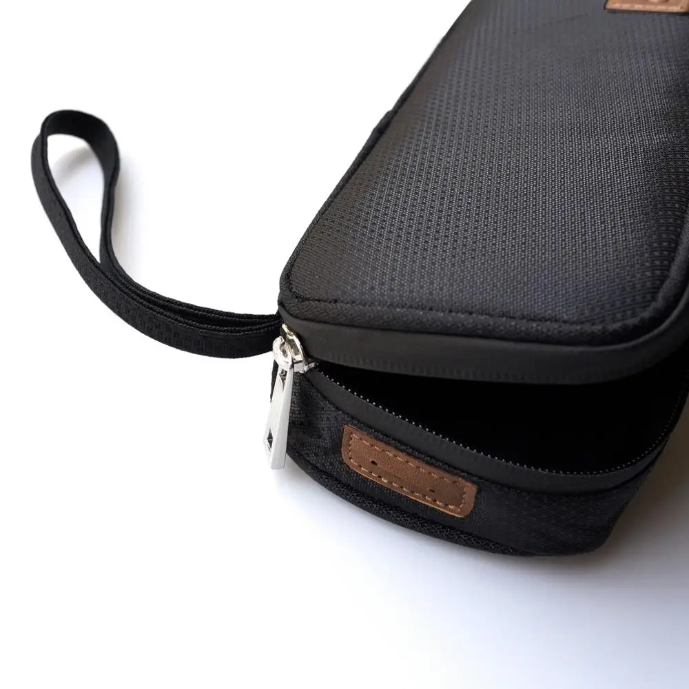 DD C 2019 Black Customized HiFi Carrying Case for Audiophiles Headphone and cables Storage bag Music player protective case 