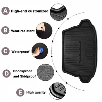 

For Toyota C-HR CHR 2017+ Floor Mat Trunk Liner Rear Trunk Cargo Boot Liner Tray Boot Cargo Mat Tray Floor Carpet Replace