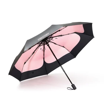 

Mini Umbrella Rain Women Flower 5 Floding Mini Windproof Sun Umbrella Uv Protection Men Kids Girls Cute Rain Umbrellas W