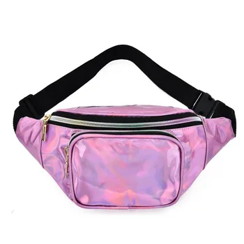 

Woman PU Waist Bag Chest Sling Bag New Fashion Multi-Function Mobile Phone Trend Crossody Breast Package