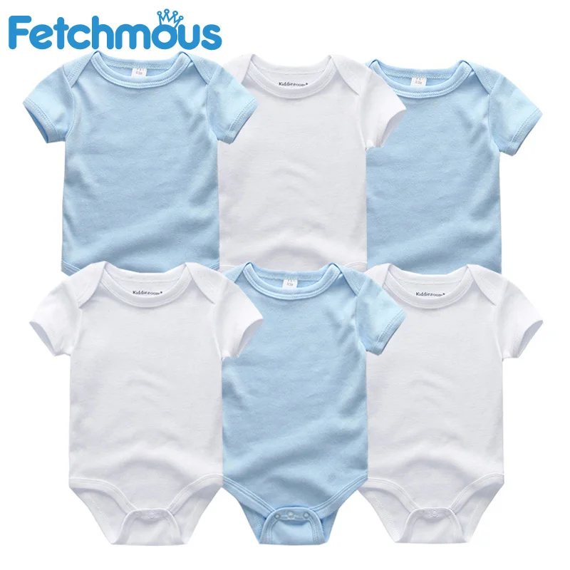 Newborn Baby Bodysuits 6Pcs/lot Baby Clothes 3 6 9 12Months Baby Jumpsuit 100Cotton Baby