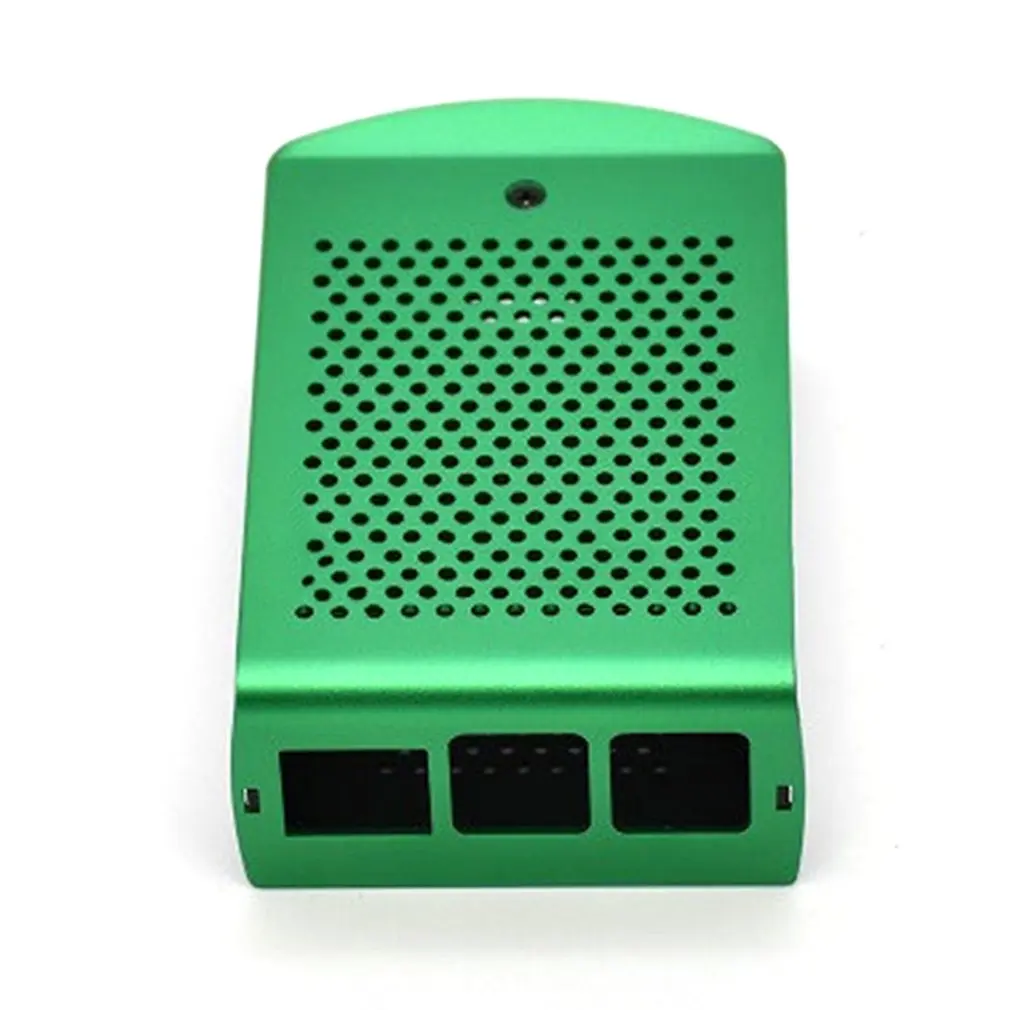 Для Raspberry Pi 4B Алюминиевый Чехол черный металлический корпус коробка с вентилятором черный корпус для RPI 4 Модель B RPI 4B чехол