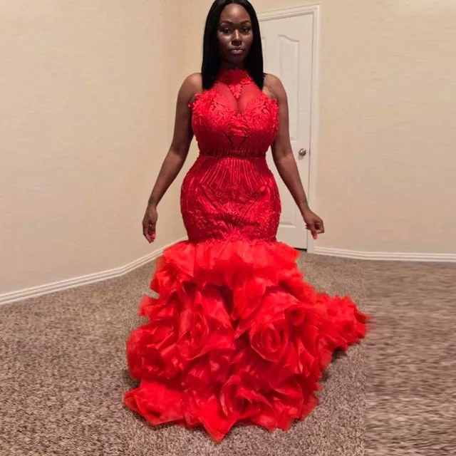 Red Mermaid Wedding Dresses 2021-2022 