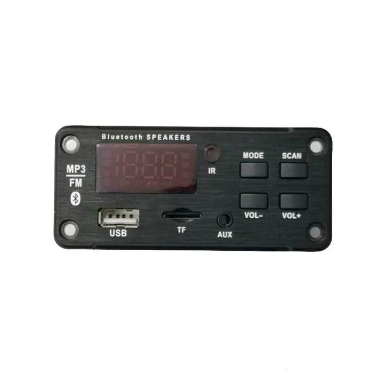 Плата mp3 декодера WAV WMA 12 В с Bluetooth 5 0 декодирование MP3 плеера аудио модуль