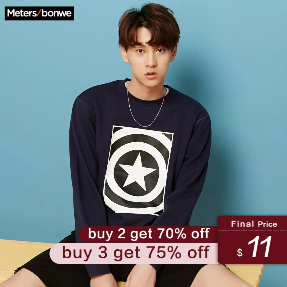 

Metersbonwe X Marvel Jointly-designed Hoodies for Man 2019 New Spring Autumn Loose Pullover Sweatshirts Hoodies Long Sleeve Tops