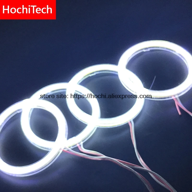 Высокое качество COB Led Light Белый Halo Cob Led angel eyes кольцо без ошибок для Volkswagen Touareg 2003 2004 2005 2006
