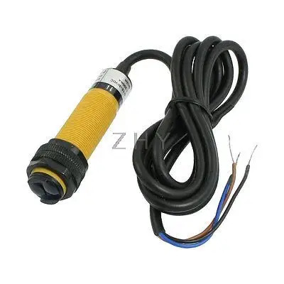 

DC 3 Wire 2M Sensor PNP NC Retroreflective Photoelectric Switch w Reflector
