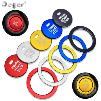 

Ceyes Car Accessories Styling For Subaru BRZ Impreza XV Forester Outback Legacy Auto Engine Start Stop Button Ring Covers Case