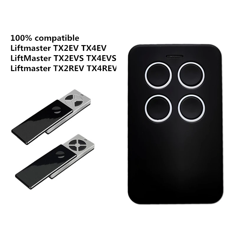 

LIFTMASTER TX2EV, TX4EV, TX2EVS, TX4EVS Compatible Remote Control 433.92MHz. good