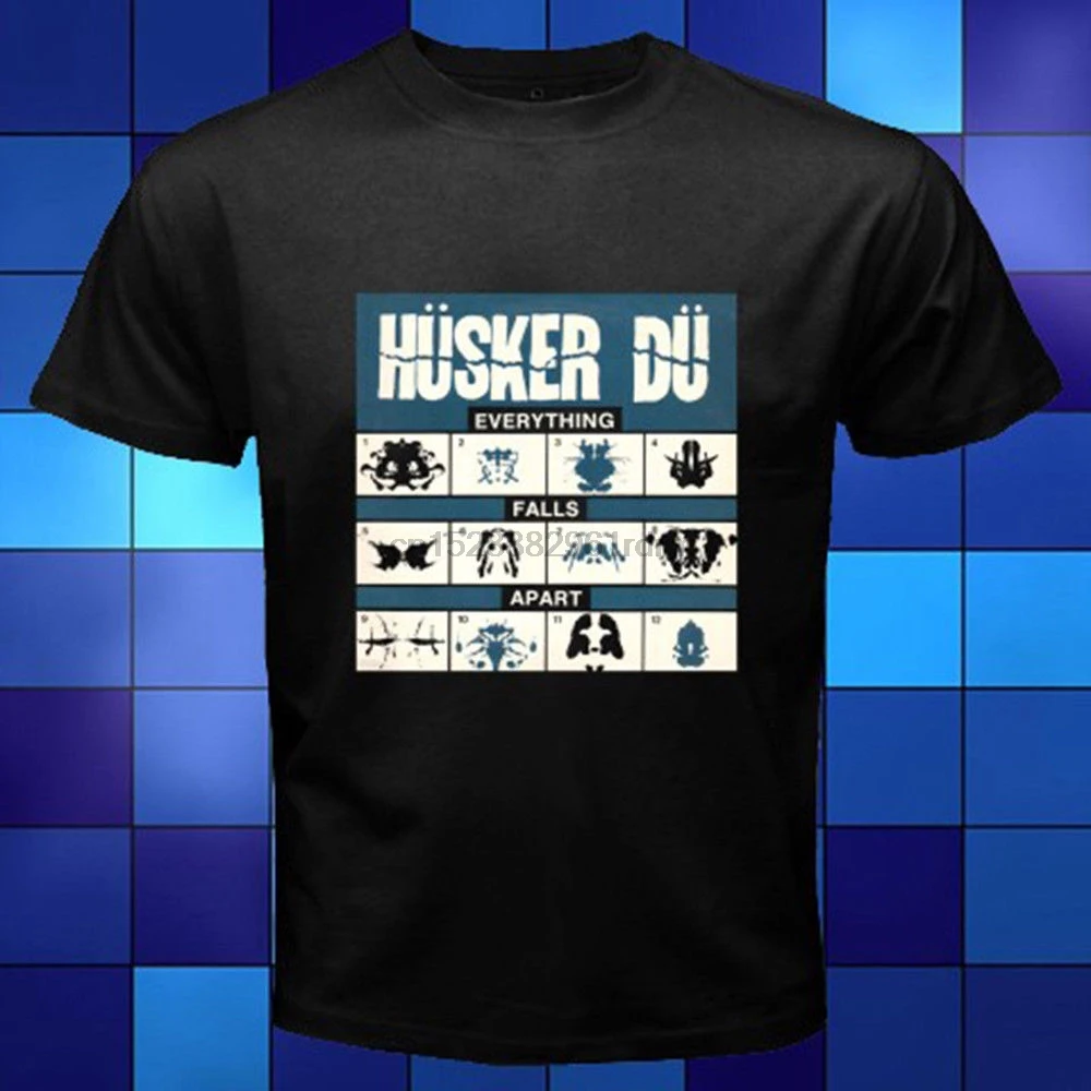 Новая Черная футболка Husker Du Everything falks Appart с обложкой альбома размер S 3XL брендовая
