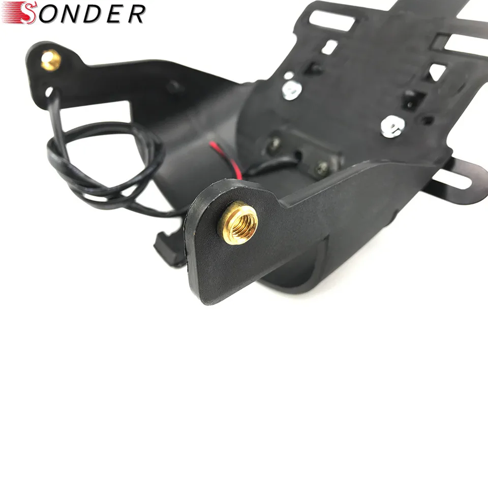 Для Harley Sportster XL 883 XL883 1200X48 48 2004- 2013 2012 мотоцикл заднее крыло Крепление номерного знака светодиодный светильник красные линзы