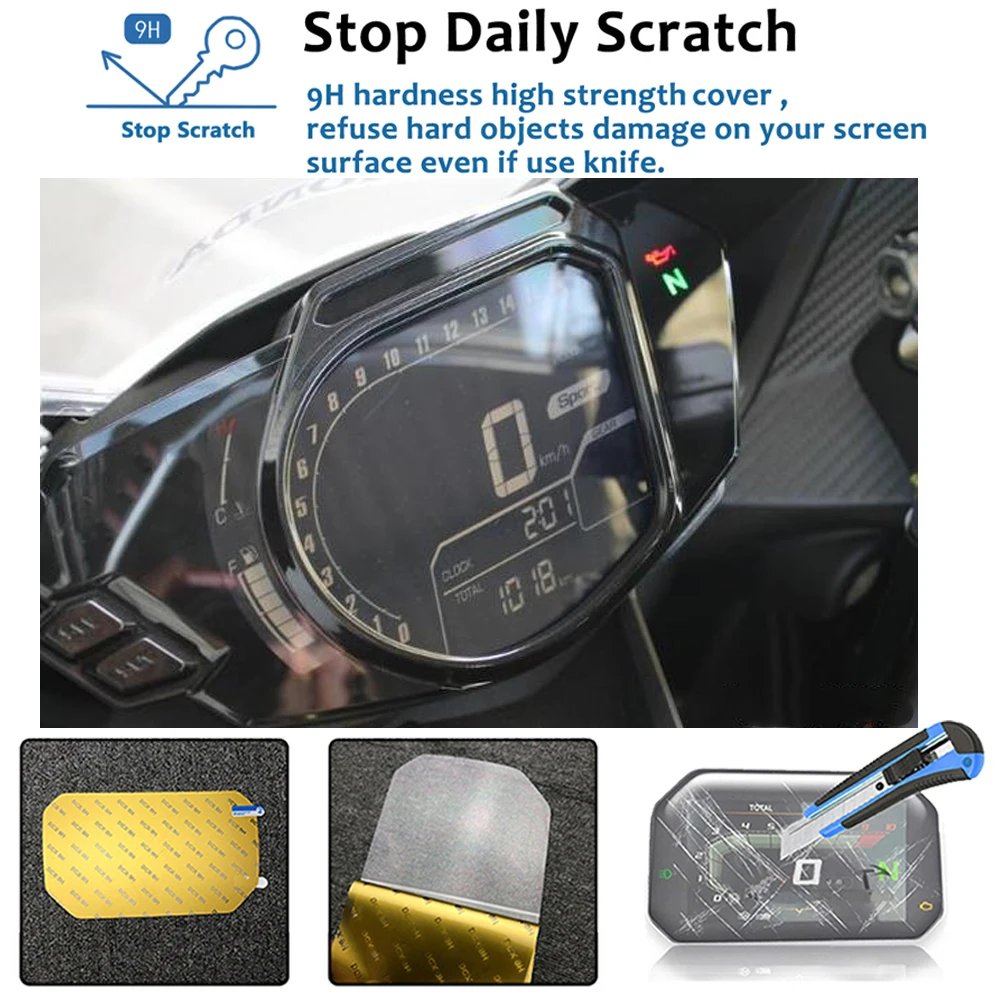 Motorcycle Cluster Scratch Protection Film Screen Protector For Honda CBR250RR CBR 250 RR CBR 250RR Parts