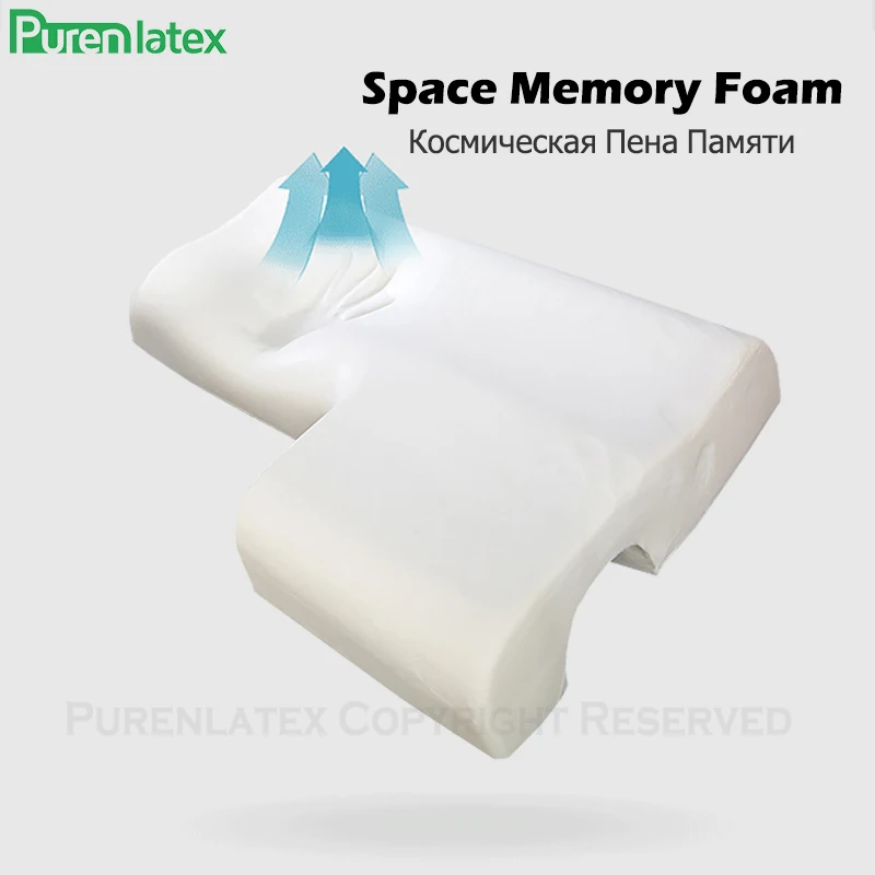 Purenlatex парная Подушка с эффектом памяти, подушка на руку для сна без давления, боковое спальное место для боли в шее и плечах, многофункциональная
