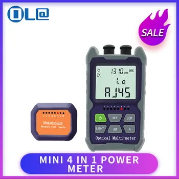 

Mini 4 in 1 Optical Power Meter Visual Fault Locator Network Cable Test optical fiber tester 5km 15km 30KMVFL