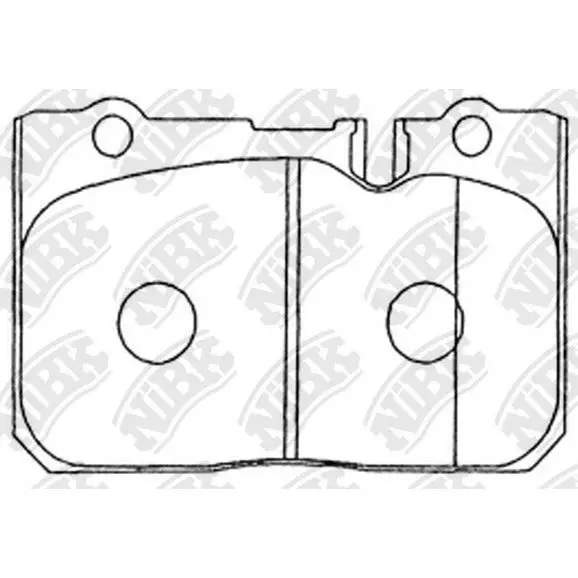 Колодки дисковые п.\ Lexus LS 400/Toyota Celsior UCF20 94-00 NIB