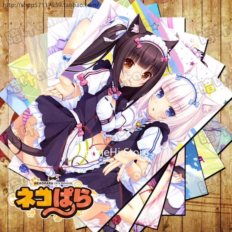 10 шт./партия Аниме NEKOPARA плакаты Chocola ванили клен корицы адзуки настенные картины