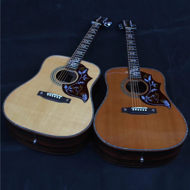 

Z-S4198 41 inch solid cedar or spruce wood acoustic guitar, immediately shipping