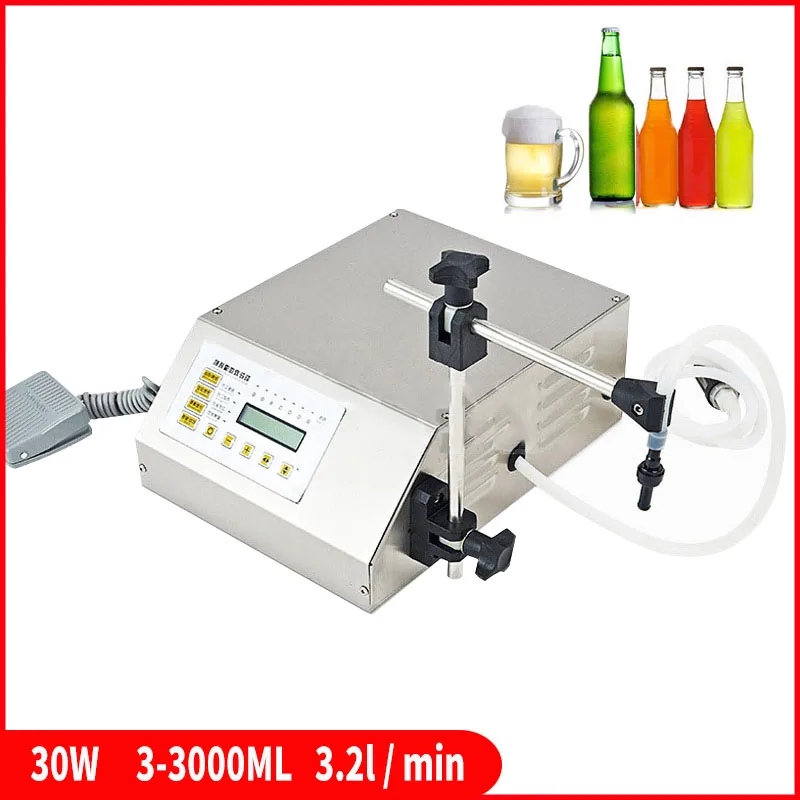 Máquina de llenado de líquidos, Panel de Control Digital, aceite, Perfume, leche, máquina de llenado de Vial, 3-3000ML