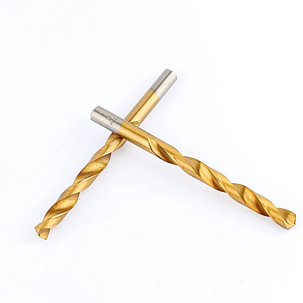 99PCS Drill Bit Sets Titanium Coated HSS High Speed Steel Hex Shank Bits Durable Tools for Wood