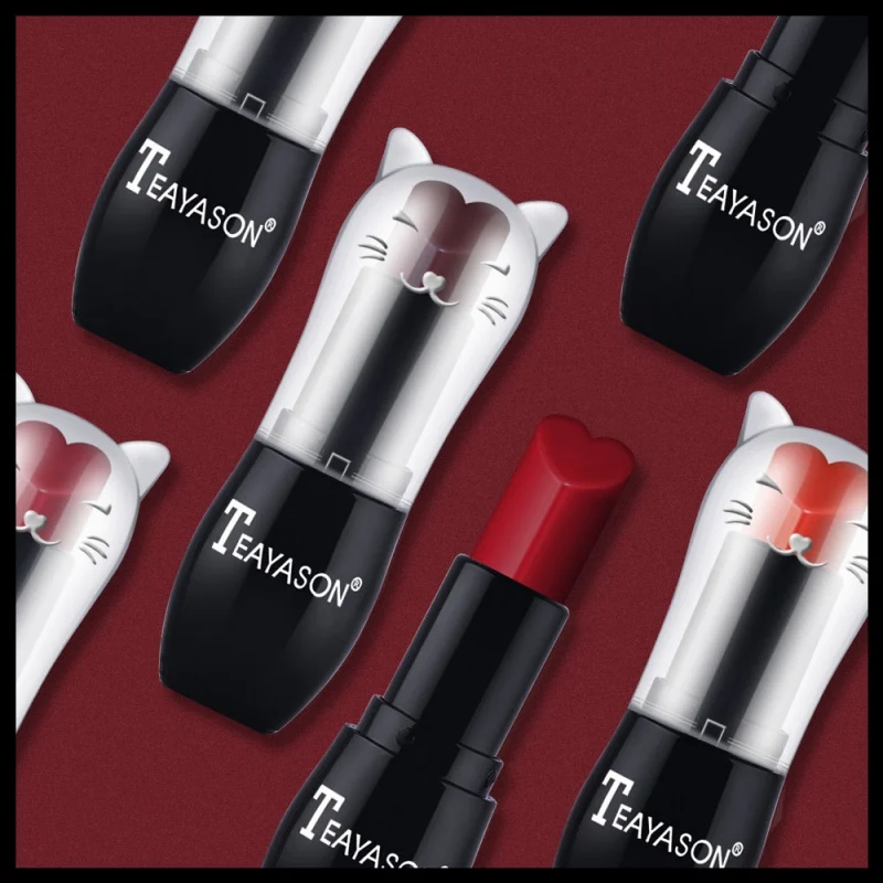 Smooth Temptation LIP Lipstick Matte Waterproof Velvet Lip Stick 12 Colors Sexy Red Brown Pigments Makeup 4