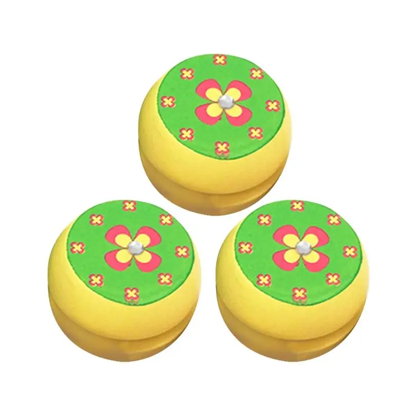 3 шт деревянные игрушки йойо милые Мультяшные животные Обучающие игрушки креативные деревянные детские игрушки йойо игрушки для управления нитями вечерние игрушки - Цвет: Four Leaf Clovers