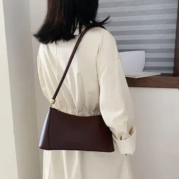 

Fashion Women Temperament Handbag Trend Elegant Lady Simple Shoulder Small Square Bag