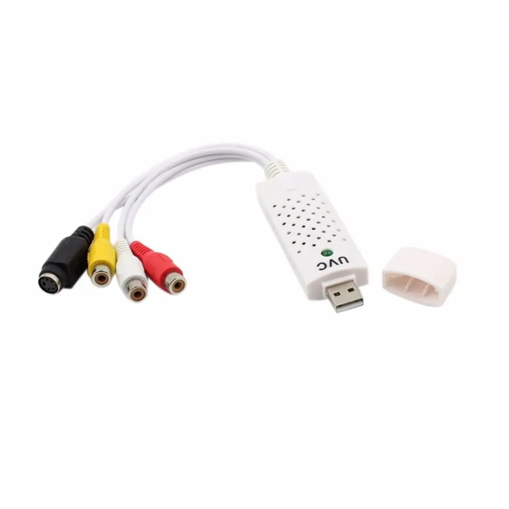 Изысканно разработанный прочный USB EasyCAP 2,0 Аудио ТВ Видео Vhs для Dvd Pc Hdd конвертер адаптер захвата карты