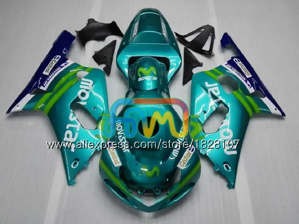 No. 21 Cyan Черный Пламя+ майка K1 для SUZUKI GSXR-600 GSXR750 GSXR 600 750 CC ввиде горшка 01-03 93BS. 20 GSX-R750 GSXR600 01 02 03 2001 2002 2003 обтекатель - Цвет: No. 21 Cyan
