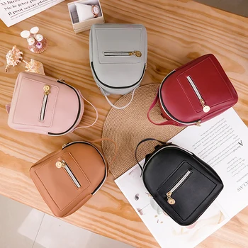 

Fashion Women Girls Mini Backpack Leisure Leather Shoulder Schoolbag Ladies Holiday Travel Bag Female Backpack Daypack