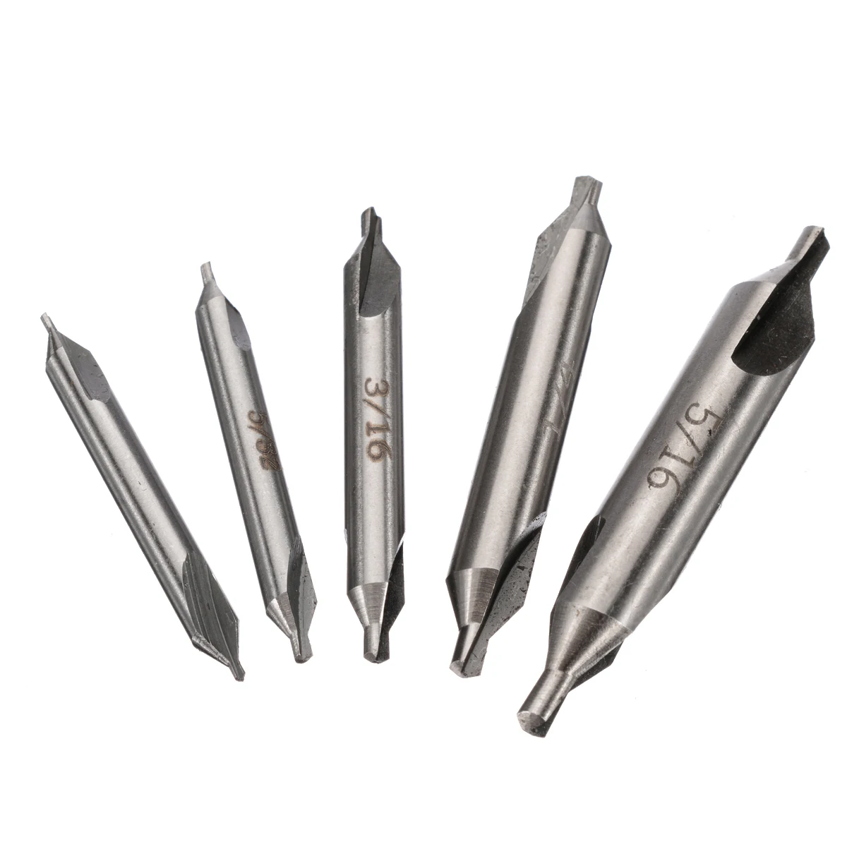 Yardwe 5 Pcs HSS Center Drills Countersink Bit Spotting Drill Bit Industrial Tools Yardwe 5 Pcs HSS Center Drills Countersink Bit Spotting Drill Bit Industrial Tools