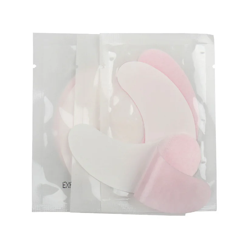50 Paar Wimpernverlängerungspad, Gel-Patch, gepfropfte Augenaufkleber, Make-up, falsche Wimpern unter den Augenpads, Papierflicken, Tipps, Werkzeuge – Detail 3