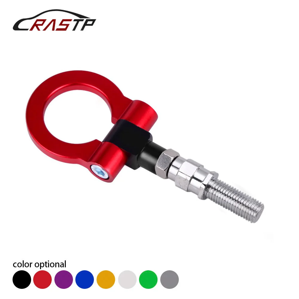 

RASTP-Aluminum Towing Hook Ring Kit Universal Tow Hook Eye Towing Colorful For Most BYD RS-TH008-10