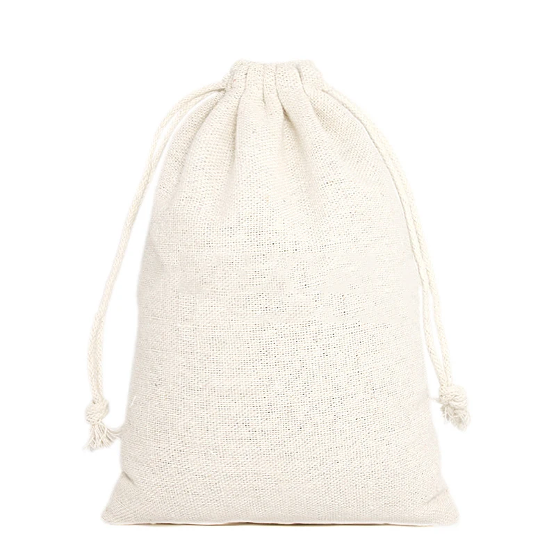 20, 50 шт в наборе, маленькая сумка натуральный льняной мешочек с кулиской, из джута мешок из джутовой ткани, ювелирные изделия в качестве подарка