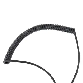 

Black Spring Mic Line Microphone Cable for FT-7800 FT-8800 FT-8900 Walkie Talkie 95AF