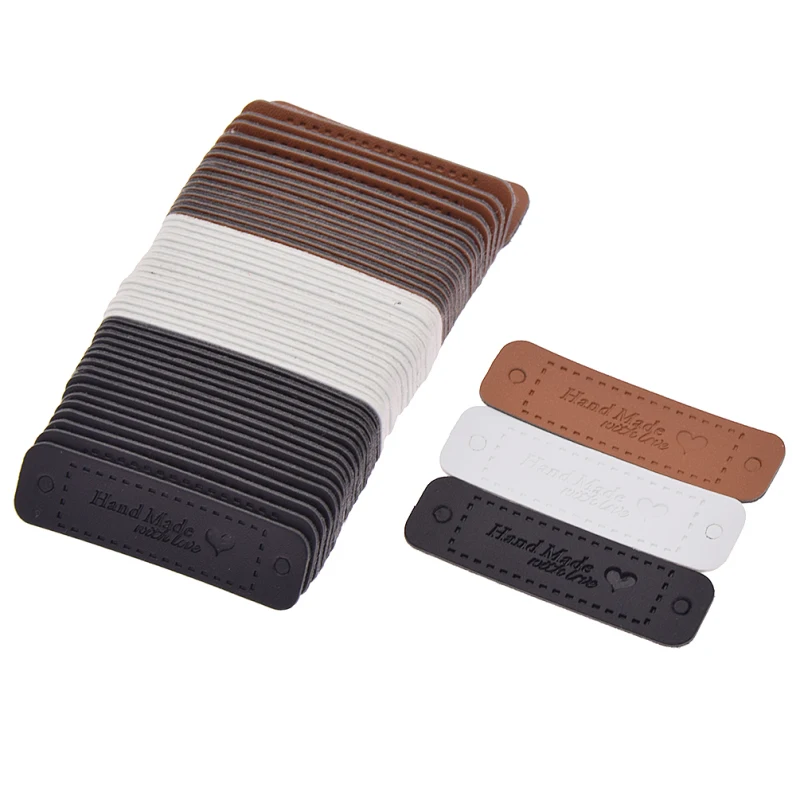 

Personality DIY Handmade Synthetic Leather Clothes Labels For Tailor Quilting Craft Jeans Bags Shoes Decoration