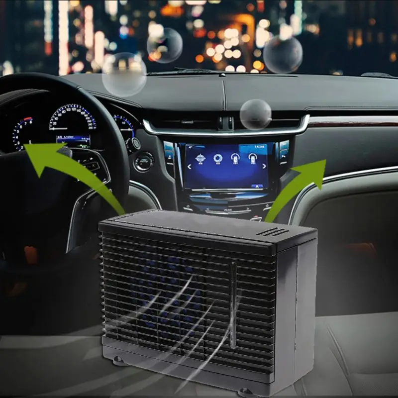 Portable 12V Auto Car Cooler Cooling Fan Water Ice Evaporative Air