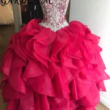 Роскошные хрустальные Бальные платья, бордовое бальное платье, вечерние платья для выпускного вечера, 16 платьев, vestidos de 15 anos