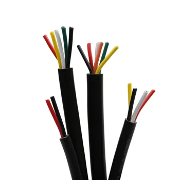 

10 meters UL 2464 28AWG 2C / 3C / 4C / 5C /6C multicore PVC cable jacket tinned copper wire audio cable Power cable wire