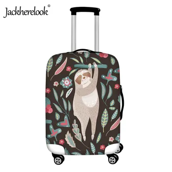 

Jackherelook Cartoon Cute Sloth Luggage Protector Covers Elastic Trolley Case Protector 18-28 Inch New Stylish Luggage Cover