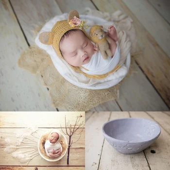 

Potato pots, newborn shooting props, round shooting containers, KD props.
