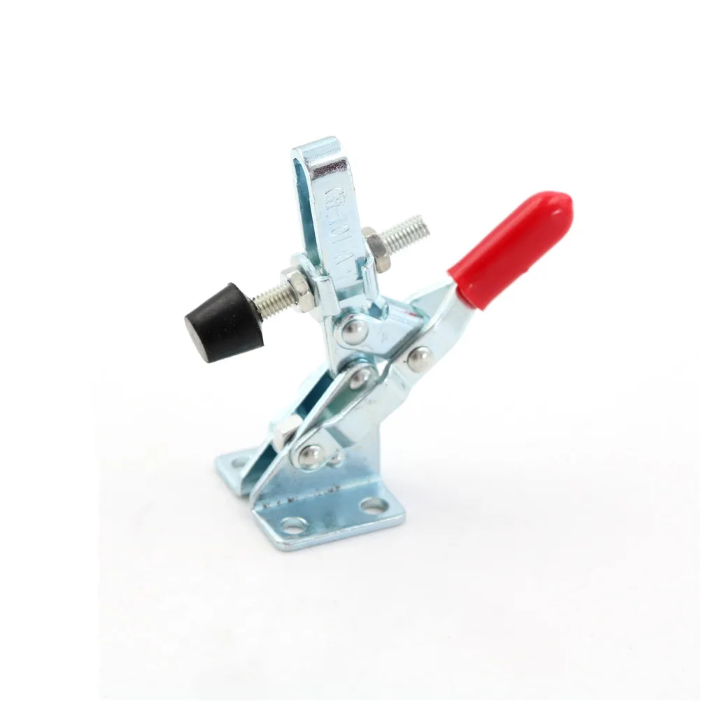 1pc 50kg Anti-Slip U Shape Toggle Clamp Holding Capacity Push Pull Toggle Clamp Vertical/Horizontal Type for Hand Tool