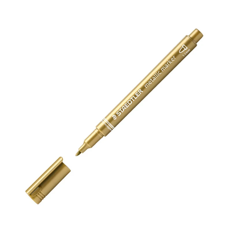 1pcs STAEDTLER 편지지 금속 마커 8323 핸드북 인사말 카드 초대장 로그인 마크 노트 펜