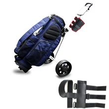 Taşınabilir golf arabası arabası hoparlör montaj golf arabası telemetre braketi standı ayarlanabilir kayış eklenti korkuluk travers(China)