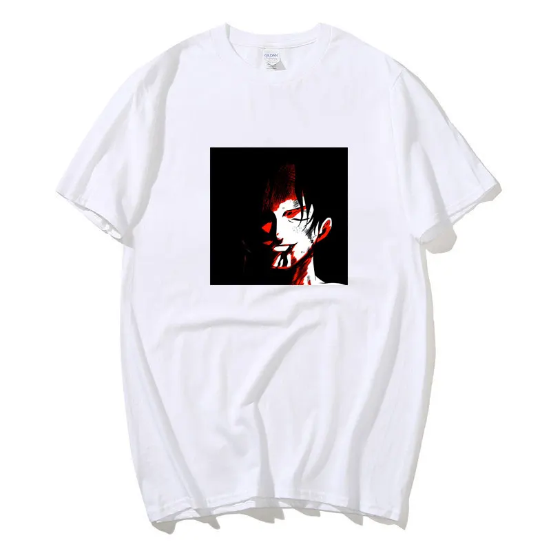 Мужская футболка в стиле Харадзюку хип хоп японское аниме забавная с