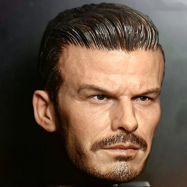 1/6 David Beckham Football Soccer Player Head Sculpt Model Fit 12'' TBLeague Phicen Action Figure Body 3